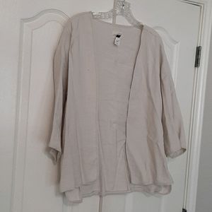 Cream short sleeve Kimono
